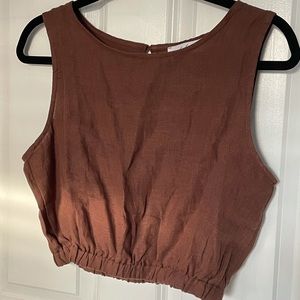 Cropped tank top